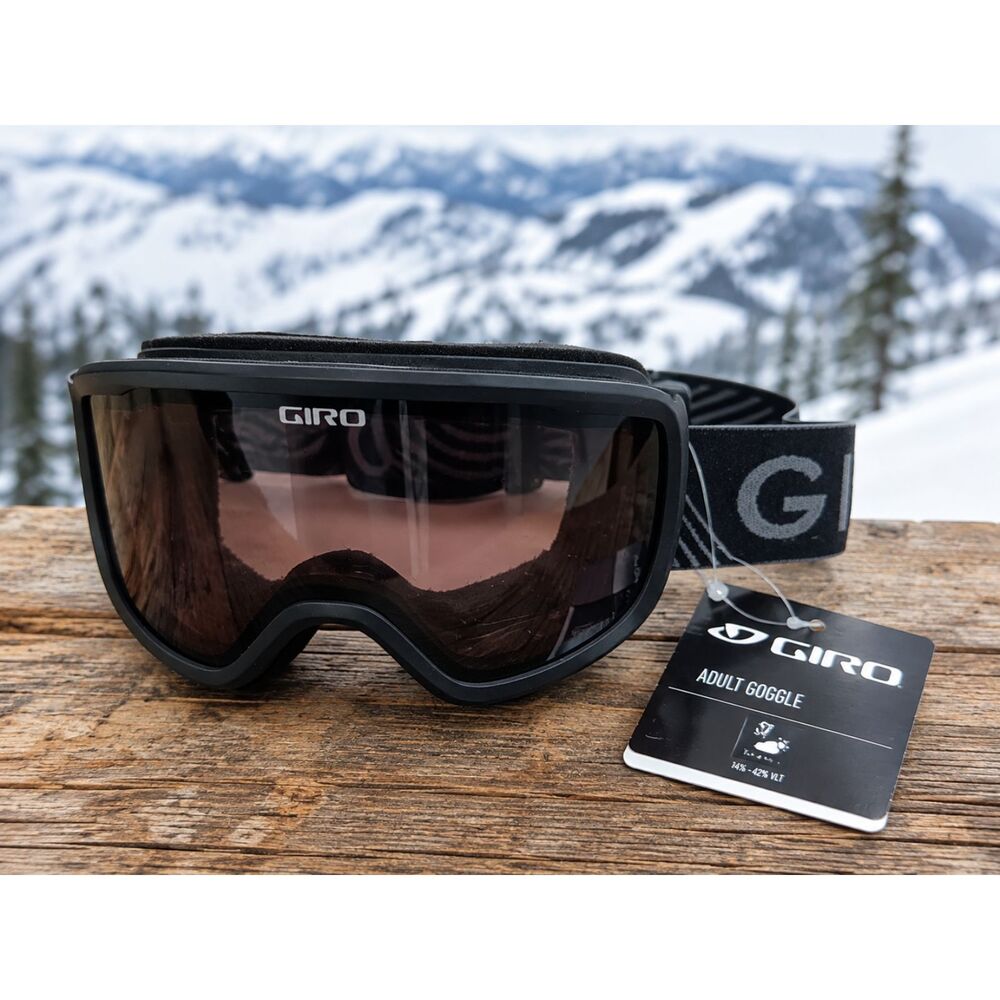Giro Verge 7086582 Adult Ski Snowboard Goggles Zoom Black AR40 S2 NWT